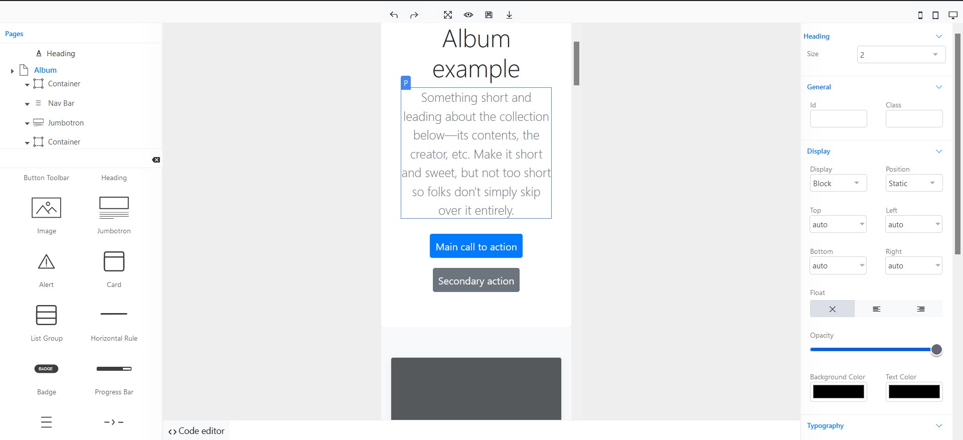video popup bg image